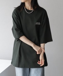 【GENUINE DICKIES/ジェニュインディッキーズ】 ロゴ刺繍 オーバーサイズ Tシャツ