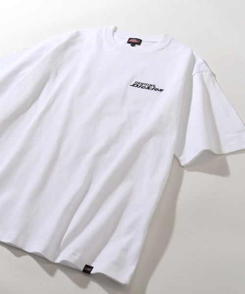 Dickies(ディッキーズ)の「【GENUINE DICKIES/ジェニュインディッキーズ】 ロゴ刺繍 オーバーサイズ Tシャツ(Tシャツ/カットソー・メンズ・ブラック/ネイビー/アッシュグレー/グリーン/ホワイト/スミクロ・M/XL/L)」の7枚目の写真