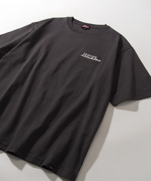 Dickies(ディッキーズ)の「【GENUINE DICKIES/ジェニュインディッキーズ】 ロゴ刺繍 オーバーサイズ Tシャツ(Tシャツ/カットソー・メンズ・ブラック/ネイビー/アッシュグレー/グリーン/ホワイト/スミクロ・M/XL/L)」の11枚目の写真