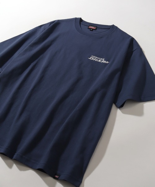 Dickies(ディッキーズ)の「【GENUINE DICKIES/ジェニュインディッキーズ】 ロゴ刺繍 オーバーサイズ Tシャツ(Tシャツ/カットソー・メンズ・ブラック/ネイビー/アッシュグレー/グリーン/ホワイト/スミクロ・M/XL/L)」の12枚目の写真