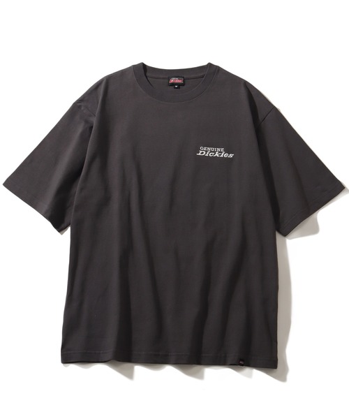 Dickies(ディッキーズ)の「【GENUINE DICKIES/ジェニュインディッキーズ】 ロゴ刺繍 オーバーサイズ Tシャツ(Tシャツ/カットソー・メンズ・ブラック/ネイビー/アッシュグレー/グリーン/ホワイト/スミクロ・M/XL/L)」の21枚目の写真