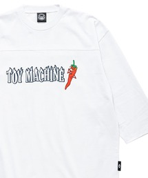 TOY MACHINE（トイ マシーン）の「TM PEPPER SECT FOOTBALL 3/4 SLEEVE TEE（Tシャツ/カットソー）」