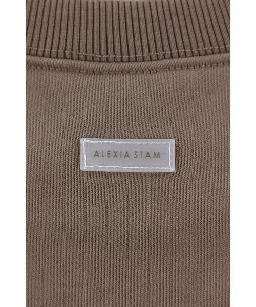 ALEXIA STAM（アリシアスタン）の「Wellness Message Sweatshirt /メッセージスウェットトップス（スウェット・レディース・グレー/チャコールグレー/ブラウン・FREE）」の16枚目の写真