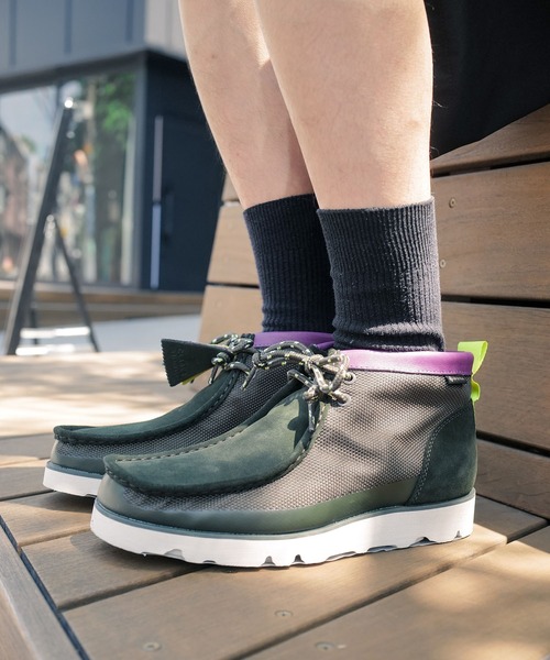 Clarks(クラークス)の「【Clarks/クラークス】Wallabee 2.0 GTX ワラビー ゴアテックス(ブーツ・メンズ・グリーン/ネイビー・10(28cm)/9(27cm)/8(26cm))」の9枚目の写真