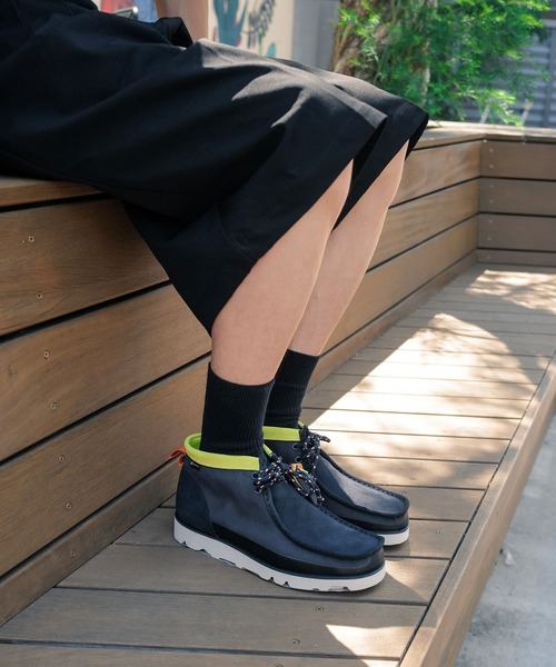 Clarks(クラークス)の「【Clarks/クラークス】Wallabee 2.0 GTX ワラビー ゴアテックス(ブーツ・メンズ・グリーン/ネイビー・10(28cm)/9(27cm)/8(26cm))」の14枚目の写真