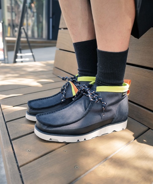 Clarks(クラークス)の「【Clarks/クラークス】Wallabee 2.0 GTX ワラビー ゴアテックス(ブーツ・メンズ・グリーン/ネイビー・10(28cm)/9(27cm)/8(26cm))」の16枚目の写真