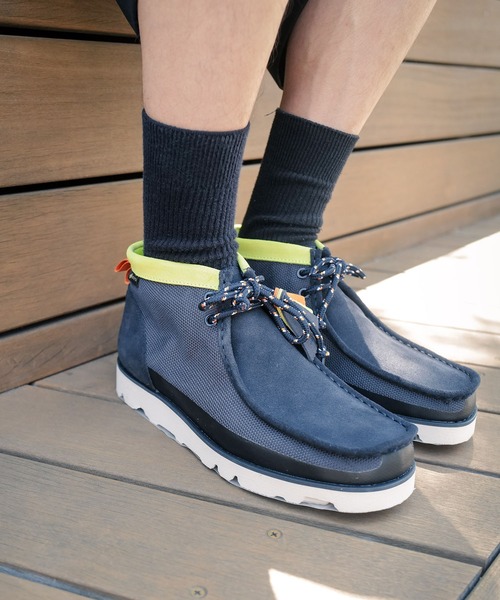 Clarks(クラークス)の「【Clarks/クラークス】Wallabee 2.0 GTX ワラビー ゴアテックス(ブーツ・メンズ・グリーン/ネイビー・10(28cm)/9(27cm)/8(26cm))」の17枚目の写真