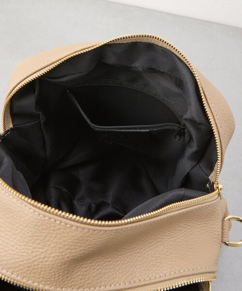 BEARDSLEY（ビアズリー）の「《LIVETART》レザーミニボストンバッグ（ボストンバッグ・レディース・ブラック/グレイッシュベージュ・FREE）」の14枚目の写真