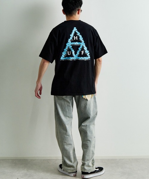 HUF/ハフ] DESKTOP バックプリント ショートスリーブTシャツ（T