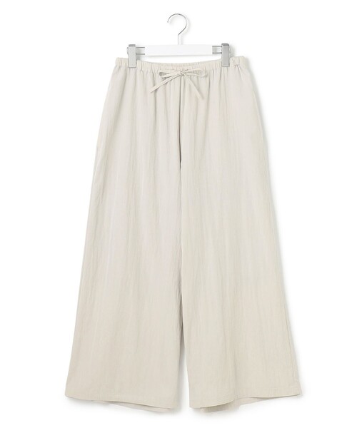 J.PRESS YORK STREET(ジェイプレスヨークストリート)の「【WOMEN】ワッシャーリラックス ワイドパンツ(その他パンツ・レディース・ネイビー系/イエロー系/ライトグレー系/ダークグリーン系/ダルブルー系・F)」の12枚目の写真