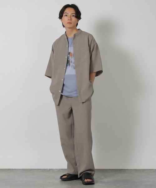 LAKOLE（ラコレ）の「メランジブッチャーワイドパンツ / 321089（その他パンツ・メンズ・アイボリー/ブラック/セージグリーン/ブラウン・SMALL/MEDIUM/LARGE）」の9枚目の写真