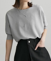 nissen | ドルマンニットプルオーバー（ＵＶカット・接触冷感・アンチピリング・洗濯機ＯＫ）(ニット/セーター)