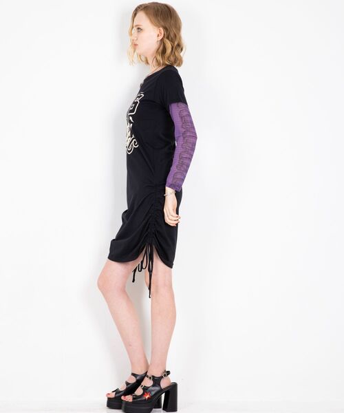 HYSTERIC GLAMOUR（ヒステリックグラマー）の「TRAVEL GIRL ワンピース（ワンピース・レディース・ピンク/ベージュ/ブラック・FREE）」の11枚目の写真