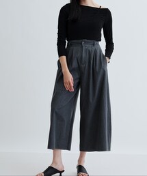 GALLEST | 【セットアップ可能】ダンガリータックフレアパンツ(その他パンツ)