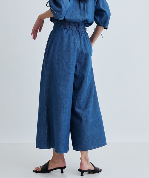 GALLEST（ギャレスト）の「【セットアップ可能】ダンガリータックフレアパンツ（その他パンツ・レディース・チャコールグレー/ネイビー・40/38/36）」の10枚目の写真