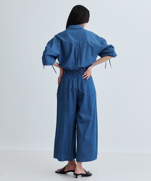 GALLEST（ギャレスト）の「【セットアップ可能】ダンガリータックフレアパンツ（その他パンツ・レディース・チャコールグレー/ネイビー・40/38/36）」の17枚目の写真