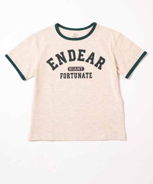 ever closet(エバークローゼット)の「カレッジロゴ半袖Tシャツ(Tシャツ/カットソー・キッズ・インディゴブルー/ラベンダー/ネイビー/モスグリーン/オフホワイト/サックスブルー・90cm/100cm/110cm/120cm/130cm/140cm/150cm)」の20枚目の写真