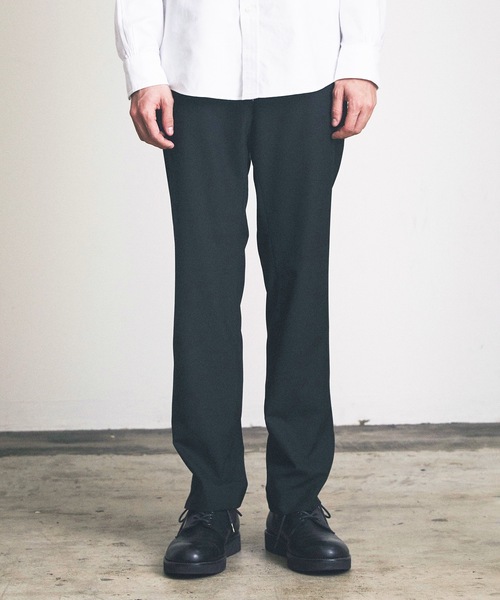 Magine（マージン）の「スリムストレートトラウザー（スラックス・メンズ・オリーブ/ネイビー/ネイビー×ホワイト/グレー×ホワイト/ブラック・マルチサイズ）」の21枚目の写真