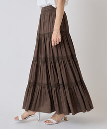 BEARDSLEY | シャーリングティアードスカート(スカート)