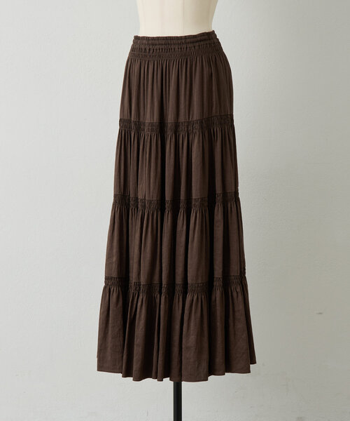 beardsley ビアズリー　プリーツティアードスカート BEARDSLEY｜プリーツティアードスカート | Rakuten Fashion(楽天
