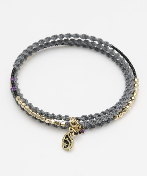 チャイハネ（チャイハネ）の「【チャイハネ】アフリットアンクレット（アンクレット・レディース・ブラウン/グリーン/ライトグリーン/ピンク/レッド/オレンジ/パープル/イエロー/ブラック/ブルー/グレー/ターコイズブルー・FREE/L）」の14枚目の写真