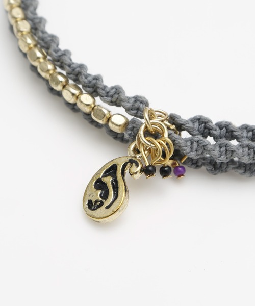 チャイハネ（チャイハネ）の「【チャイハネ】アフリットアンクレット（アンクレット・レディース・ブラウン/グリーン/ライトグリーン/ピンク/レッド/オレンジ/パープル/イエロー/ブラック/ブルー/グレー/ターコイズブルー・FREE/L）」の15枚目の写真