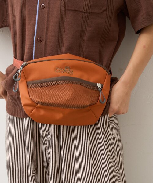 CIAOPANIC TYPY（チャオパニックティピー）の「【UNISEX】メッシュポケットウエストポーチ（ボディバッグ/ウエストポーチ・レディース・ブルー/ブラック/オレンジ/グリーン/レッド・ONE SIZE）」の12枚目の写真