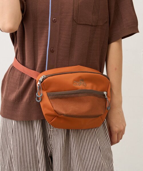 CIAOPANIC TYPY（チャオパニックティピー）の「【UNISEX】メッシュポケットウエストポーチ（ボディバッグ/ウエストポーチ・レディース・ブルー/ブラック/オレンジ/グリーン/レッド・ONE SIZE）」の14枚目の写真