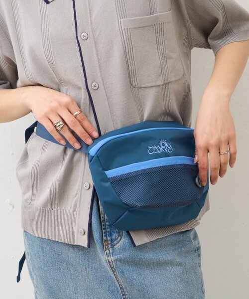 CIAOPANIC TYPY（チャオパニックティピー）の「【UNISEX】メッシュポケットウエストポーチ（ボディバッグ/ウエストポーチ・レディース・ブルー/ブラック/オレンジ/グリーン/レッド・ONE SIZE）」の16枚目の写真