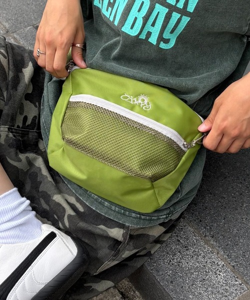 セール】【UNISEX】メッシュポケットウエストポーチ（ボディ