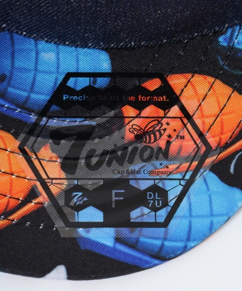 7Union（セブンユニオン）の「7UNION Never Give Up フラットバイザー 5パネルキャップ（キャップ・メンズ・ブラック/インディゴブルー・FREE）」の7枚目の写真