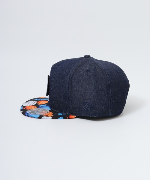 7Union（セブンユニオン）の「7UNION Never Give Up フラットバイザー 5パネルキャップ（キャップ・メンズ・ブラック/インディゴブルー・FREE）」の14枚目の写真