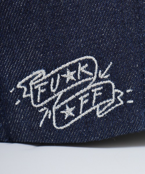 7Union（セブンユニオン）の「7UNION Never Give Up フラットバイザー 5パネルキャップ（キャップ・メンズ・ブラック/インディゴブルー・FREE）」の18枚目の写真