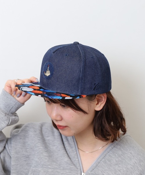 専用7 7UNION Never Give Up フラットバイザー 5パネルキャップ
