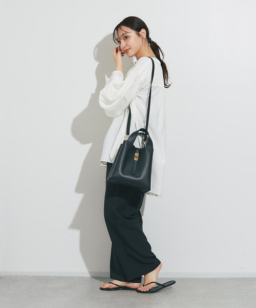 WEB限定》バックシャーリングチュニック 新品 UNITED ARROWS