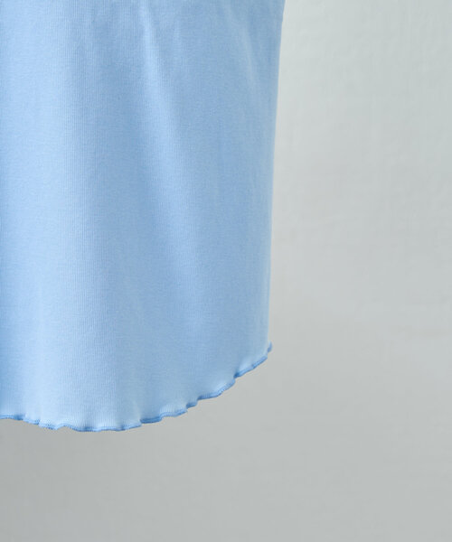 SHENERY（シーナリー）の「《夏のワードローブ》カップ付アメスリタンクトップ（タンクトップ・レディース・ブラック/オフホワイト/ブルー・SMALL/MEDIUM）」の6枚目の写真