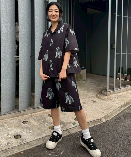 Candy Stripper（キャンディストリッパー）の「MY PUPPY HALF パンツ（その他パンツ・レディース・ライトグレー/ブラック/キャメル・FREE）」の7枚目の写真