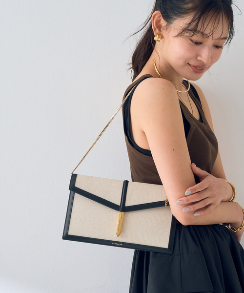 DEMELLIER LONDON(デメリエーロンドン)の「【DEMELLIER/デメリエー】The Tokyo Clutch クラッチバッグ(クラッチバッグ・レディース・オフホワイト・フリー)」の21枚目の写真