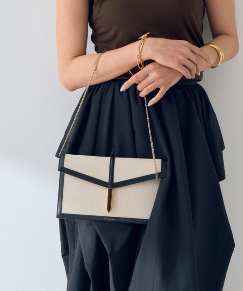 DEMELLIER LONDON(デメリエーロンドン)の「【DEMELLIER/デメリエー】The Tokyo Clutch クラッチバッグ(クラッチバッグ・レディース・オフホワイト・フリー)」の11枚目の写真