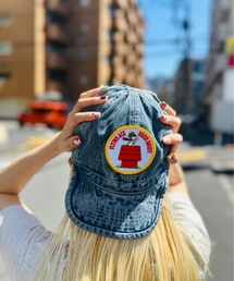 HOUSTON（ヒューストン）の「HOUSTON / PEANUTS DENIM CAP（FLYING ACE/ASTRONAUT） / 6864/6865（キャップ）」