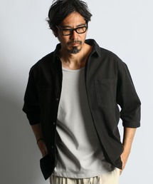 The DUFFER of ST.GEORGE(U_t@[IuZgW[W)6.2oz DENIM 3Q SHIRTF6.2IX fj7Vc(Vc/uEX)