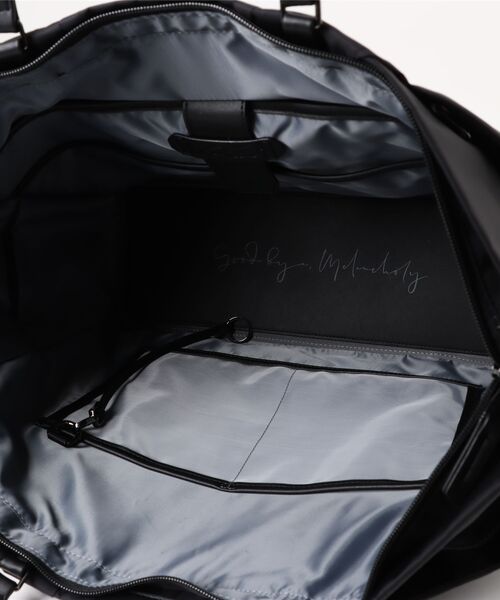 W&.Day/Night(ダブルアンド デイナイト)の「【大容量・15.6インチPC対応】 スック B4サイズ 15185(トートバッグ・レディース・グレー/ブラック/ダークグレー・FREE)」の8枚目の写真