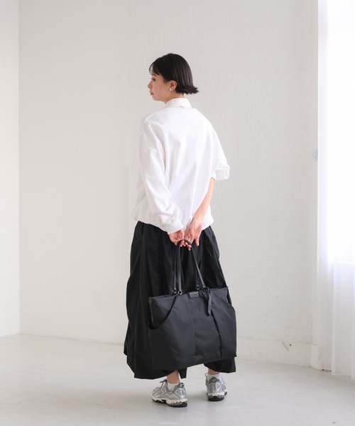 W&.Day/Night(ダブルアンド デイナイト)の「【大容量・15.6インチPC対応】 スック B4サイズ 15185(トートバッグ・レディース・グレー/ブラック/ダークグレー・FREE)」の22枚目の写真