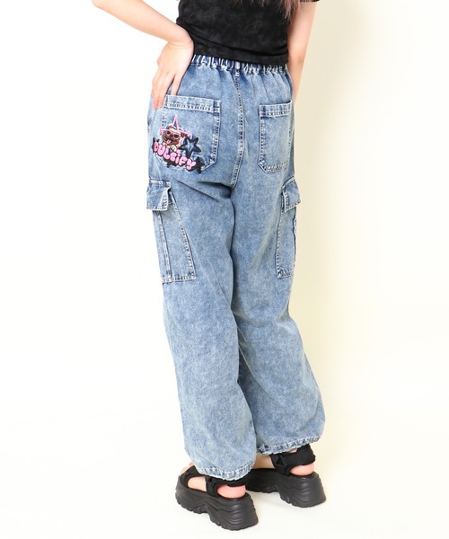 GORGE(ゴージ)の「《カーゴポケット×ゆるシルエット》レディース デニムパンツ 刺繍入り ジョガー風 春夏秋冬(カーゴパンツ・レディース・グレー系その他/ブルー系その他/グレー系その他2/ブルー系その他2/ブルー系その他3/グレー系その他3/グレー系その他4/ブルー系その他4・F)」の8枚目の写真