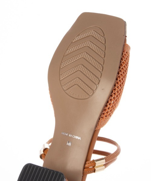 enchanted（エンチャンテッド）の「メッシュストラップ2wayサンダル（サンダル・レディース・グリーン/オレンジ/ベージュ/ブラック・S/M/L）」の8枚目の写真