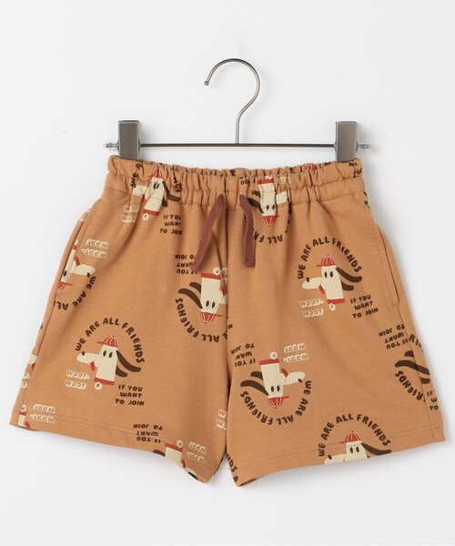 p.premier(ピードットプルミエ)の「【リンク/セットアップ可】イロチ買いしたい総柄イージーハーフパンツ(その他パンツ・キッズ・ブラウン/キャメル/レッド/ベージュ/チャコール/カーキ・80/90/100/110/120/130/140)」の15枚目の写真