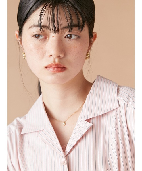 リリーブラウン　シャツワンピース　ストライプ　かわいい　レディース　春夏秋 セール】シャツワンピース（ワンピース）｜LILY BROWN（リリー