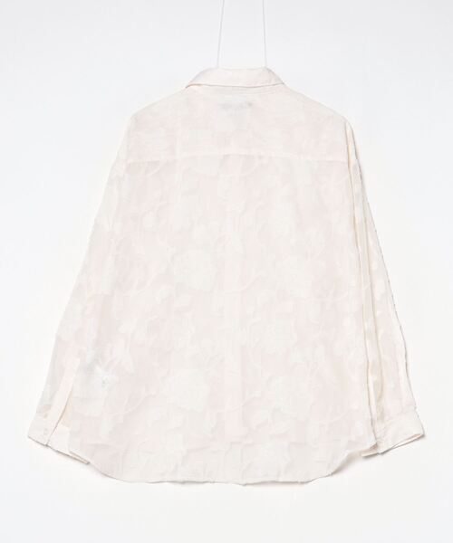 SILVER BULLET(シルバーバレット)の「『SILVER BULLET SELECT AP/シルバーバレットセレクト』フラワージャガードシアーシャツ 長袖(シャツ/ブラウス・メンズ・ブラック/アイボリー・L/M)」の21枚目の写真