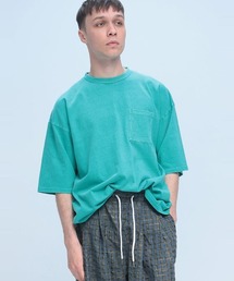 Goodwear | Goodwear 製品染め ポケット クルーネック 半袖 Tシャツ SUPER BIG TEE(Tシャツ/カットソー)