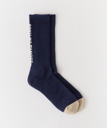 BOKU HA TANOSII（ボク　ハ　タノシイ）の「BOKU HA TANOSII/ボクハタノシイ C BHT バッグロゴパイルクルー ソックス（ソックス/靴下）」